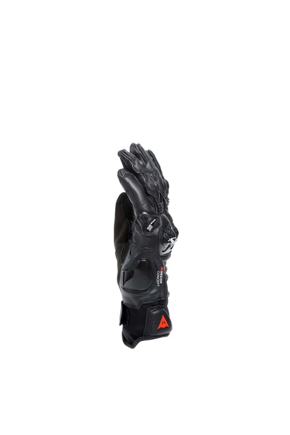 Dainese Carbon 4 Black Kısa Deri Eldiven SİYAH