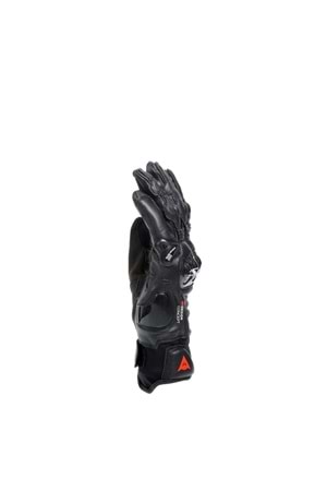 Dainese Carbon 4 Black Kısa Deri Eldiven SİYAH