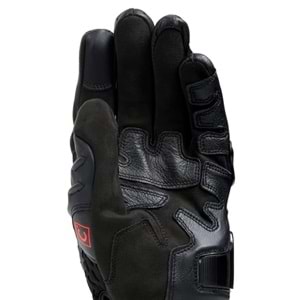 Dainese Carbon 4 Black Kısa Deri Eldiven SİYAH