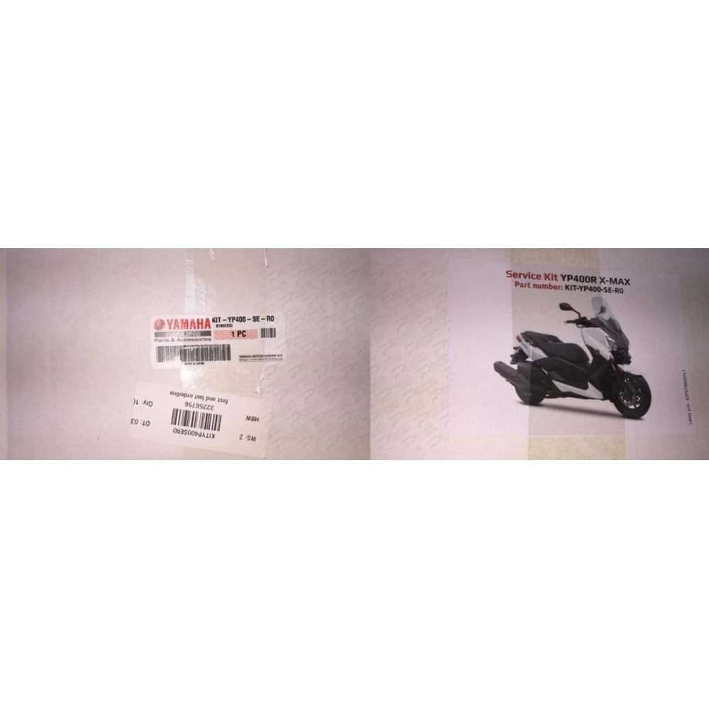 Yamaha Xmax 400 20.000 KM Bakım Kiti (2013-2020)