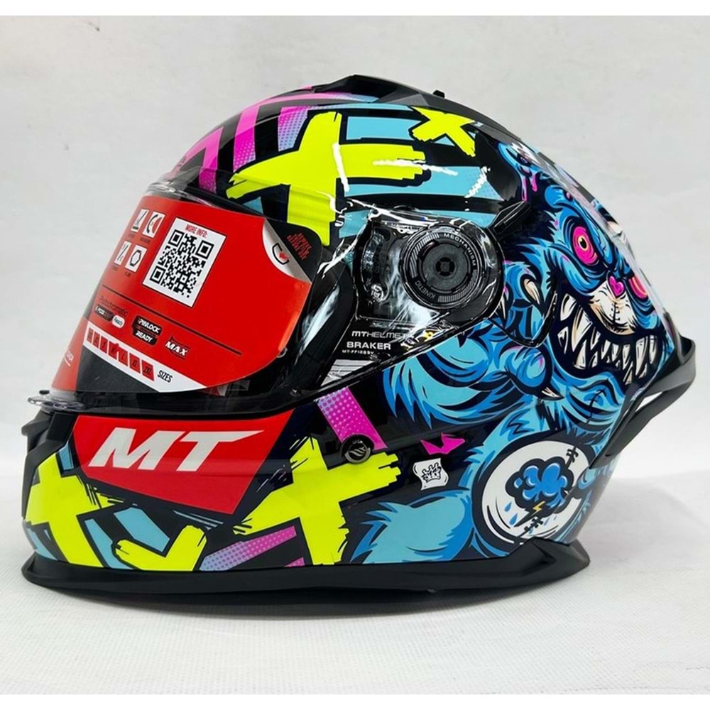 MT KASK FF128SV BRAKER SV CRAZY TEDDY B7 PARLAK