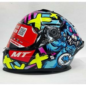 MT KASK FF128SV BRAKER SV CRAZY TEDDY B7 PARLAK