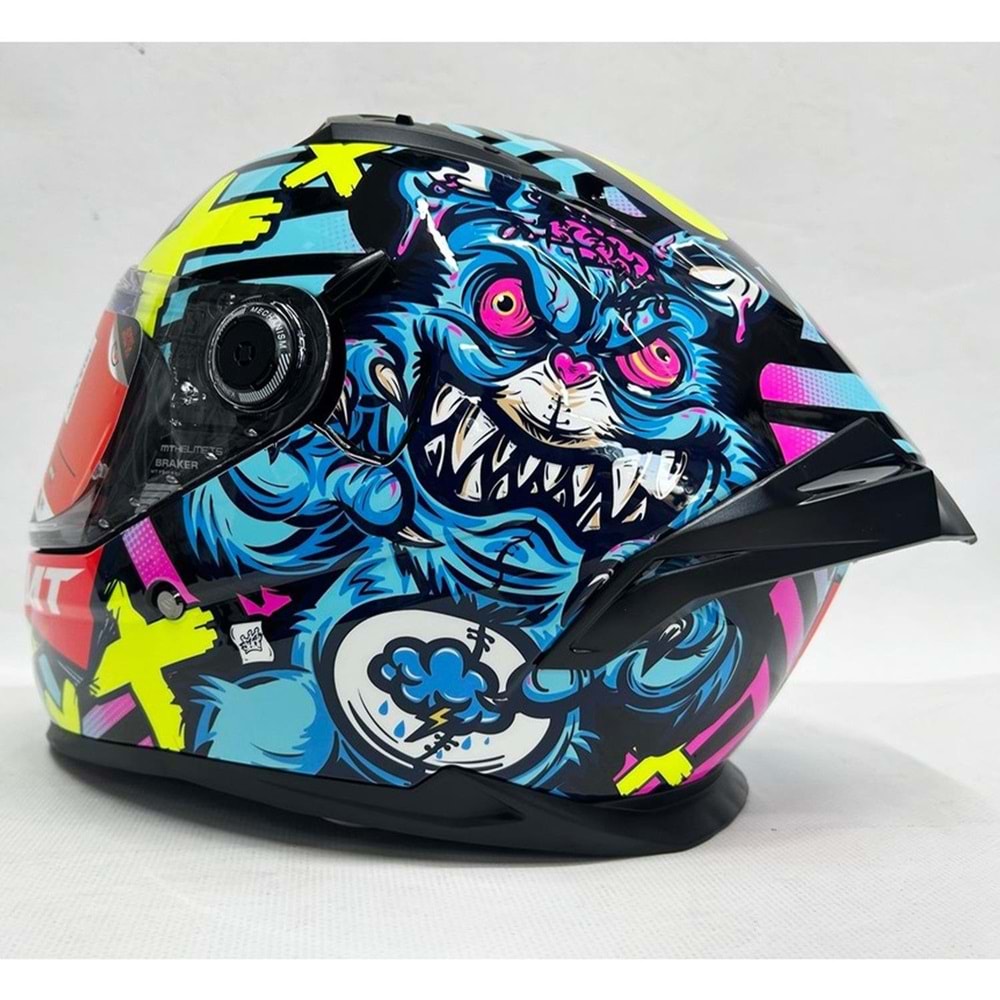 MT KASK FF128SV BRAKER SV CRAZY TEDDY B7 PARLAK