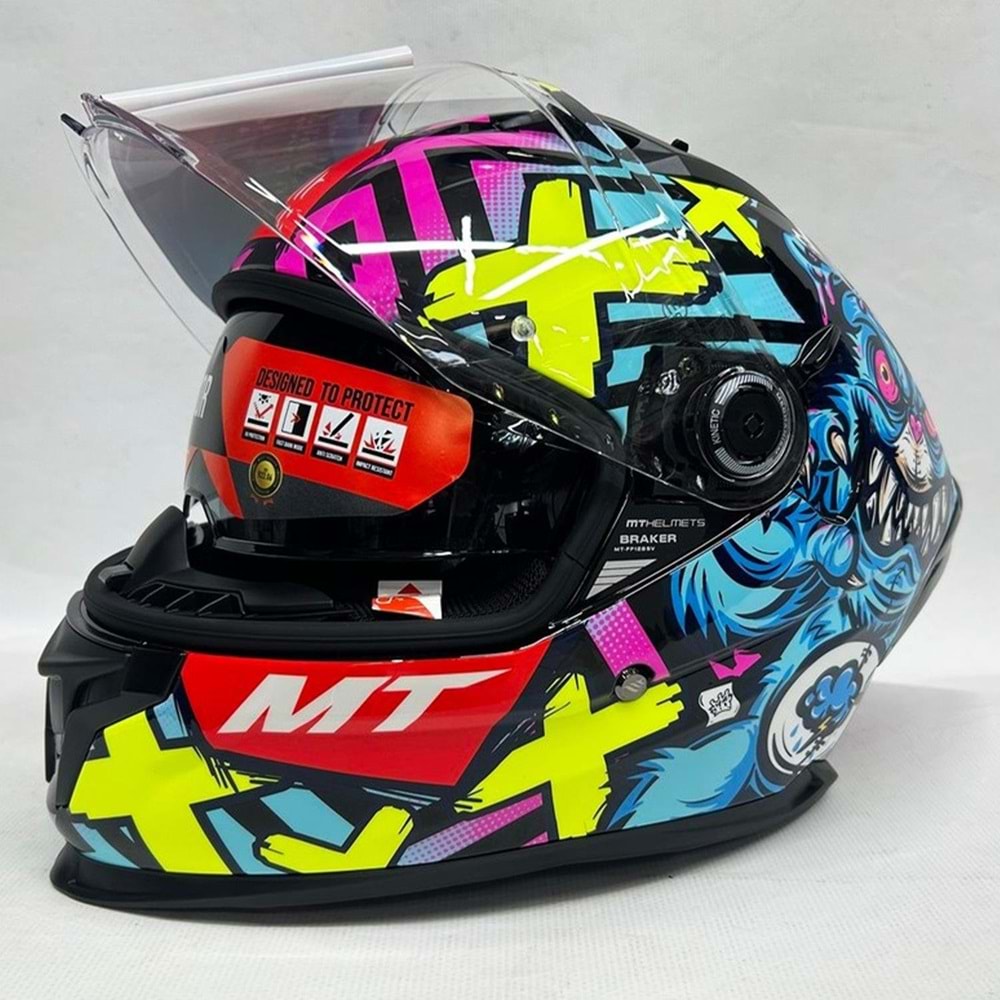 MT KASK FF128SV BRAKER SV CRAZY TEDDY B7 PARLAK