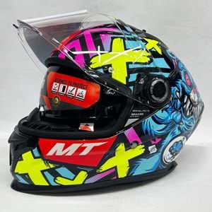 MT KASK FF128SV BRAKER SV CRAZY TEDDY B7 PARLAK