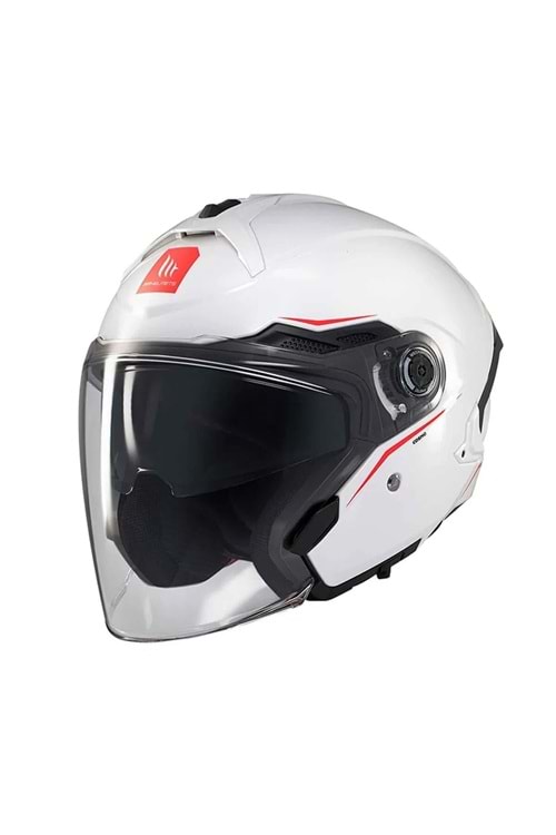 MT Cosmo Sv Solid A0 Parlak Beyaz Açık Kask