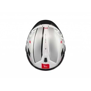 Kask Mt Cosmo Sv Silence A2 Gloss Gümüş Gözlüklü