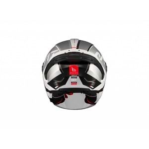 Kask Mt Cosmo Sv Silence A2 Gloss Gümüş Gözlüklü