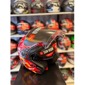 Kask Mt Cosmo Sv Sergıo Garcıa E5 Parlak Kırmızı