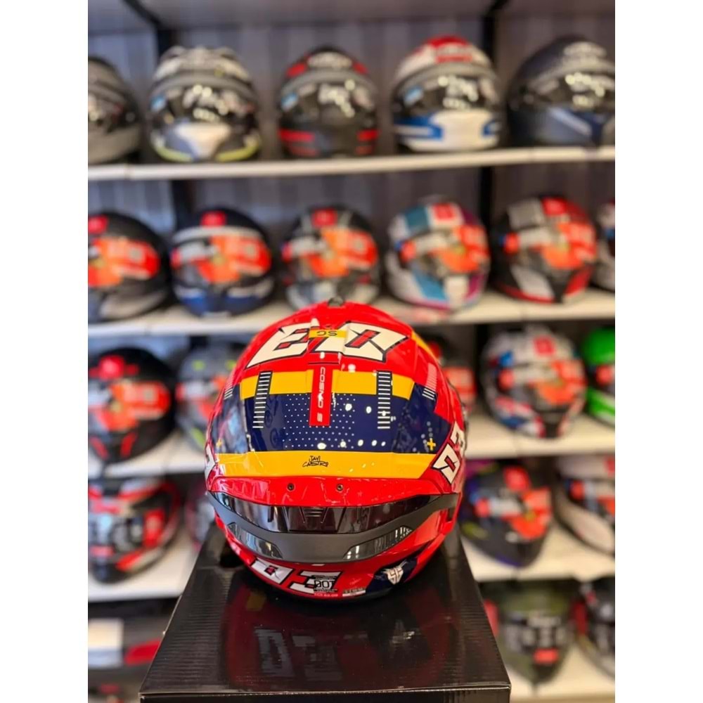 Kask Mt Cosmo Sv Sergıo Garcıa E5 Parlak Kırmızı