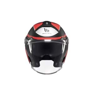 MT Cosmo Sv Cruıser B5 Mat Kırmızı Açık Kask