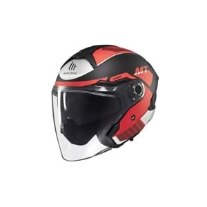 MT Cosmo Sv Cruıser B5 Mat Kırmızı Açık Kask
