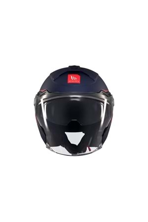 MT Cosmo Sv Solid A7 Mavi Mat Açık Kask