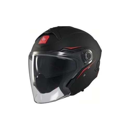 MT Cosmo Sv Solid A1 Mat Siyah Açık Kask