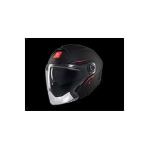 MT Cosmo Sv Solid A1 Mat Siyah Açık Kask