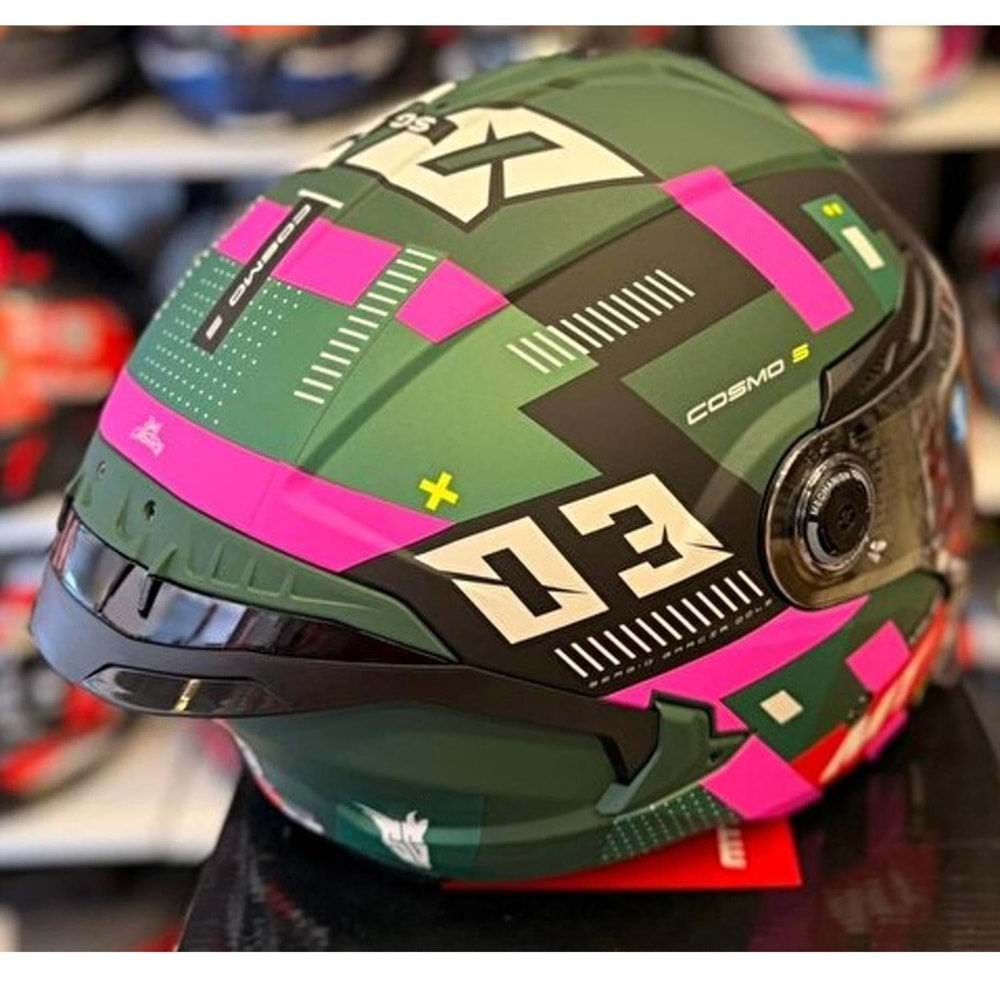 Mt Cosmo Sv Sergio Garcia D18 Mat Açık Kask