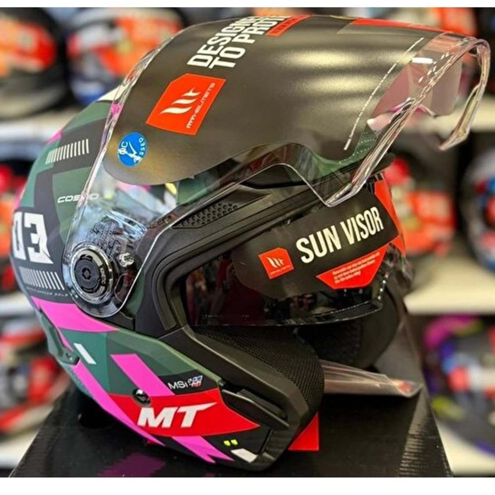 Mt Cosmo Sv Sergio Garcia D18 Mat Açık Kask