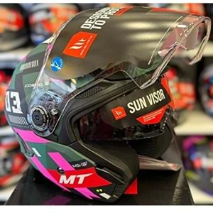 Mt Cosmo Sv Sergio Garcia D18 Mat Açık Kask