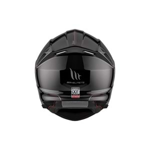 MT Genesis Sv Solid A1 Parlak Siyah Çene Açılır Kask