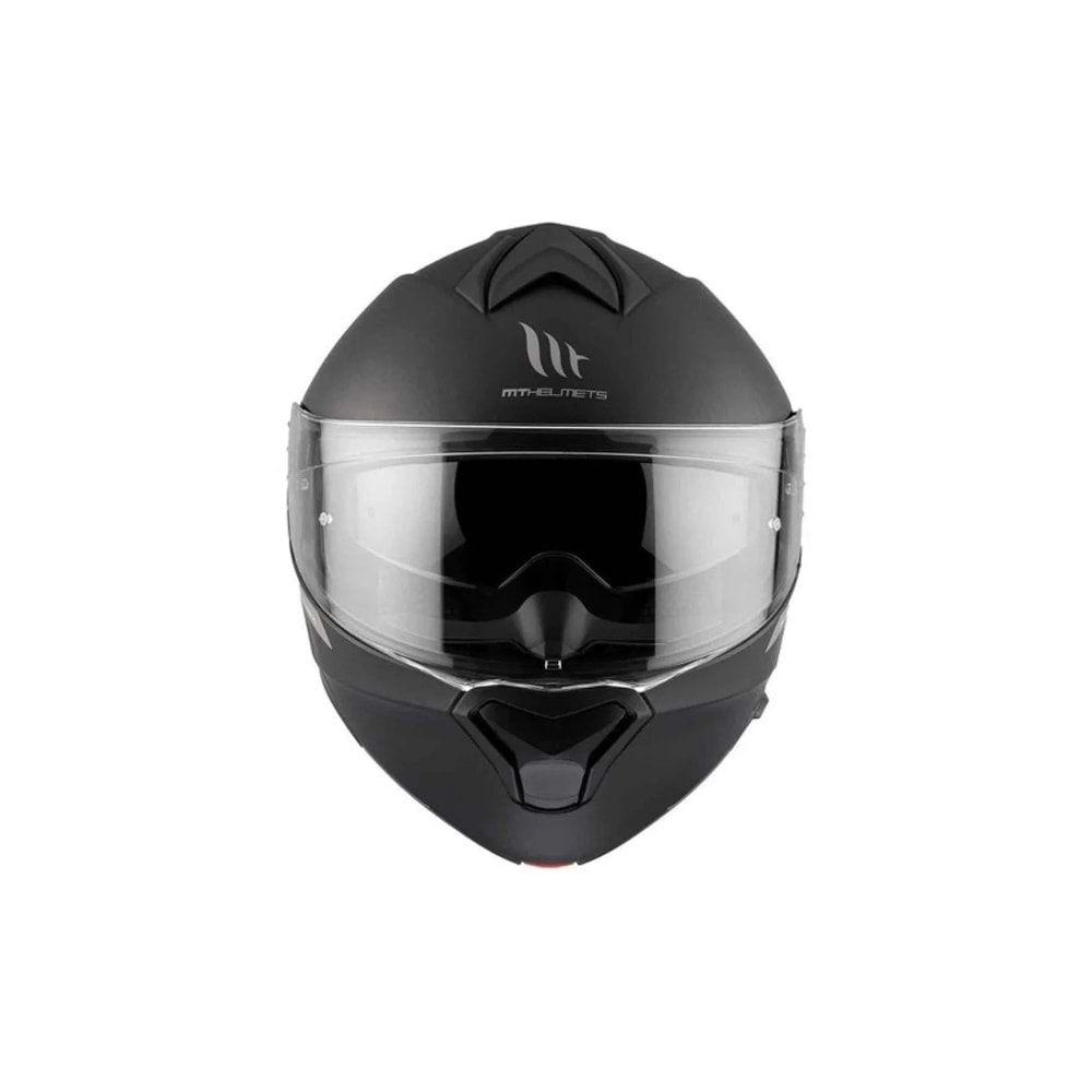 MT Genesis Sv Solid A1 Mat Çene Açılır Kask SİYAH