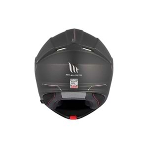 MT Genesis Sv Solid A1 Mat Çene Açılır Kask SİYAH