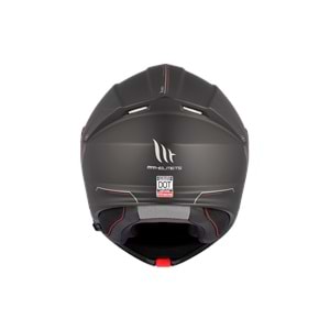 MT Genesis Sv Solid A1 Mat Çene Açılır Kask SİYAH