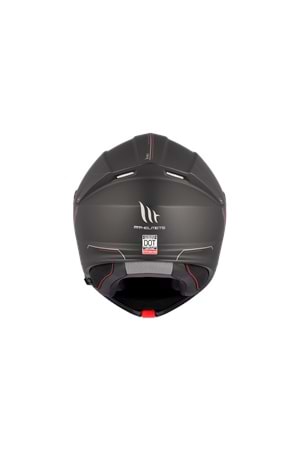 MT Genesis Sv Solid A1 Mat Çene Açılır Kask SİYAH