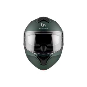 MT Genesis Sv Solid A6 Mat Yeşil Çene Açılır Kask