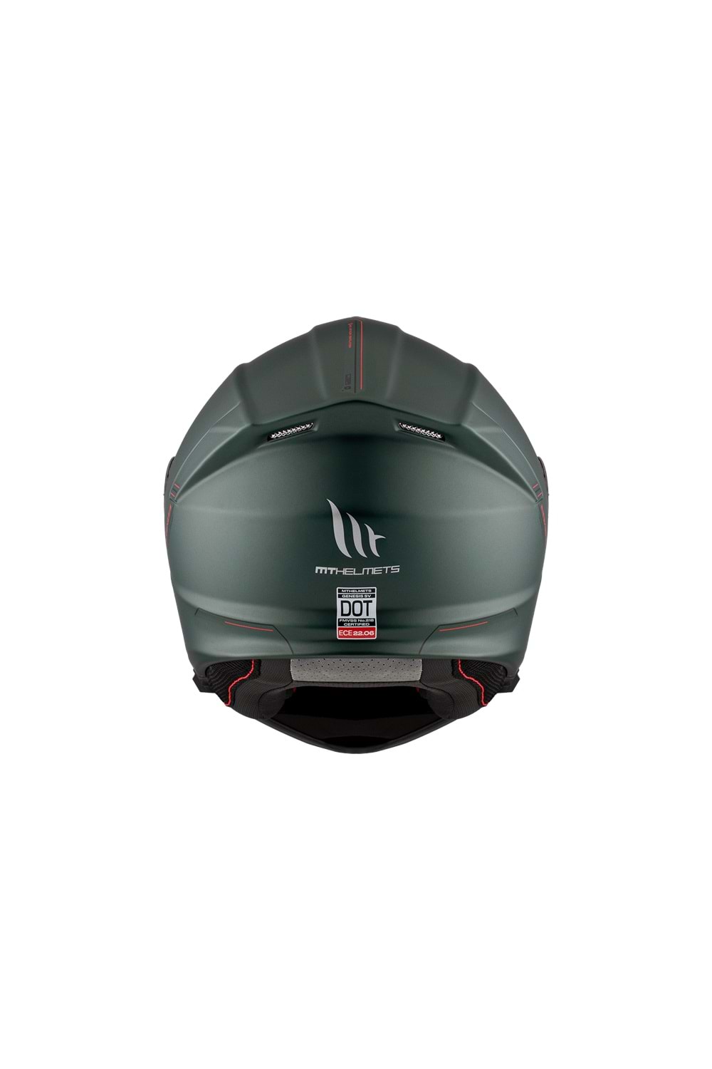 MT Genesis Sv Solid A6 Mat Yeşil Çene Açılır Kask