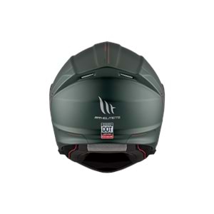 MT Genesis Sv Solid A6 Mat Yeşil Çene Açılır Kask