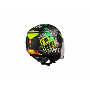 Mt Çocuk Lıte Dino A1 Mat Siyah Kask