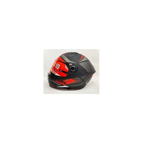 MT Kask Revenge 2 Hatax B5 Mat Şeffaf Vizörlü V14B