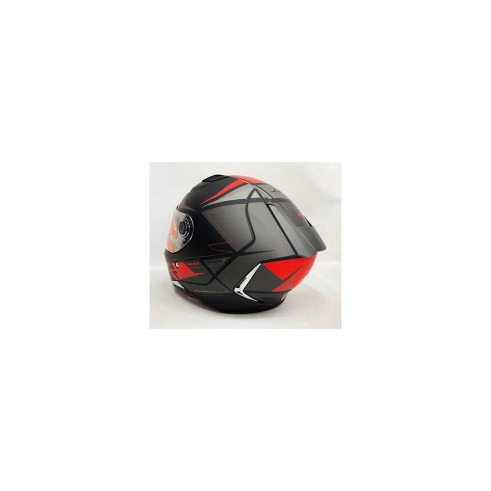 MT Kask Revenge 2 Hatax B5 Mat Şeffaf Vizörlü V14B