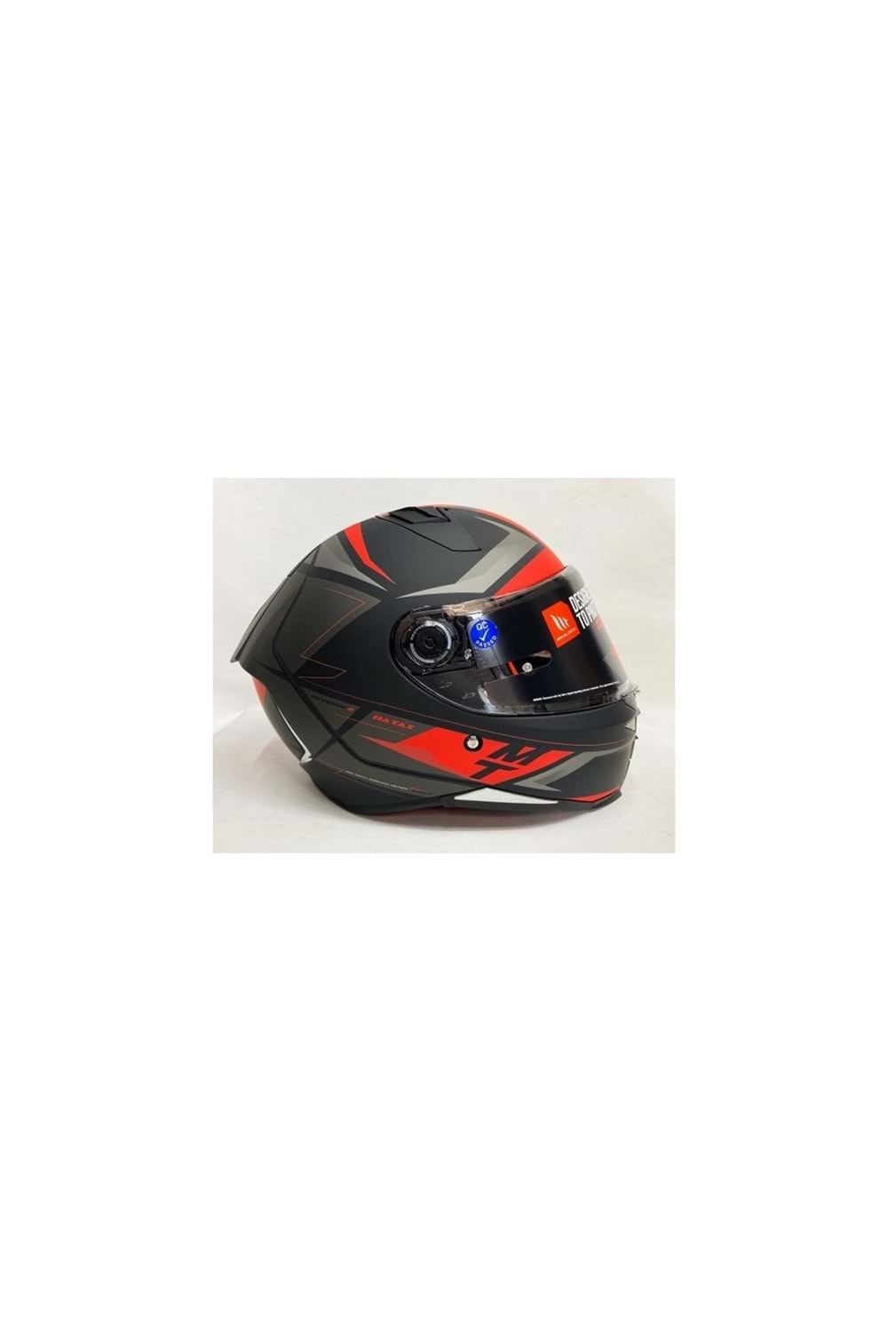 MT Kask Revenge 2 Hatax B5 Mat Şeffaf Vizörlü V14B