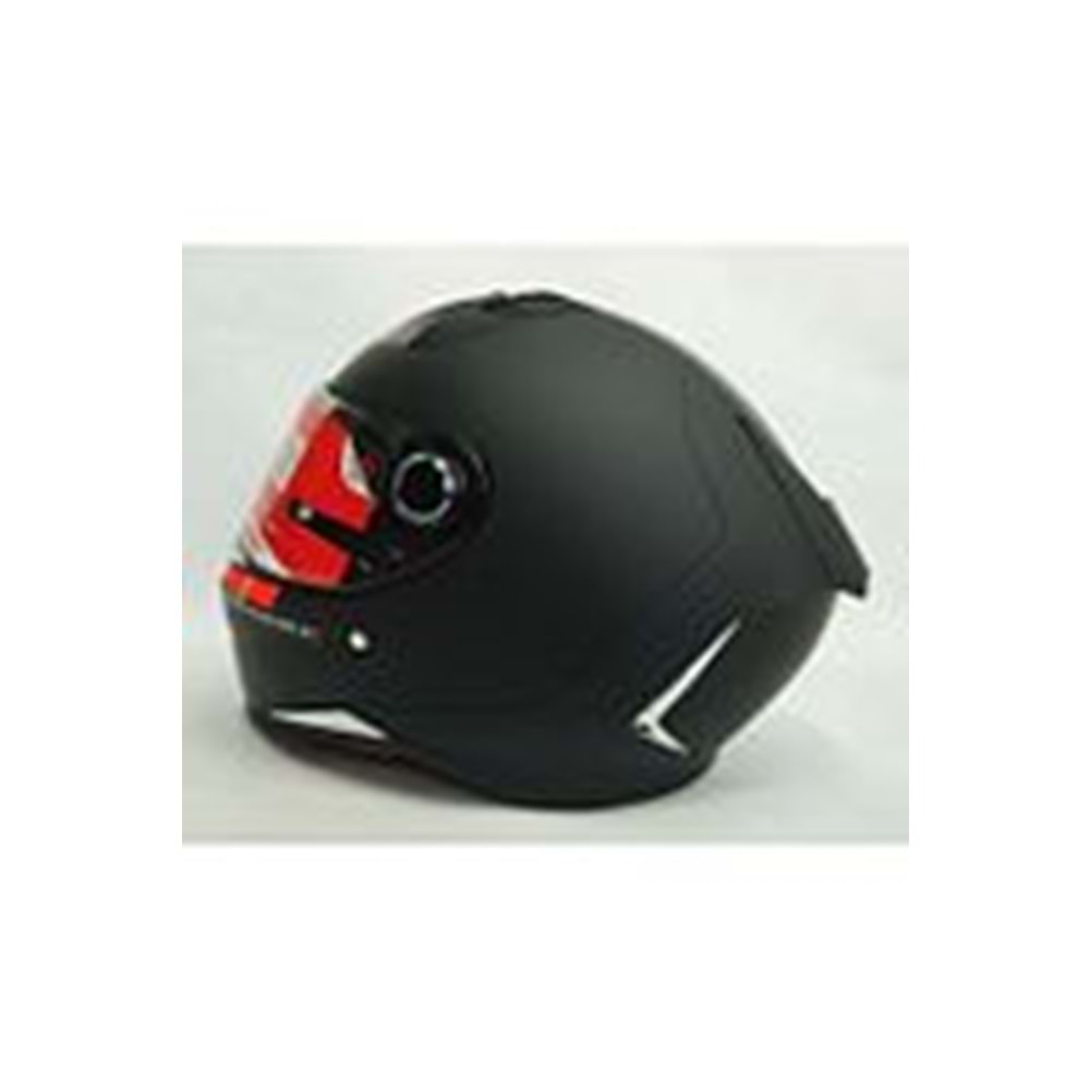 MT Kask Revenge 2 Solid A1 Matt Black Şeffaf Vizörlü MAT SİYAH