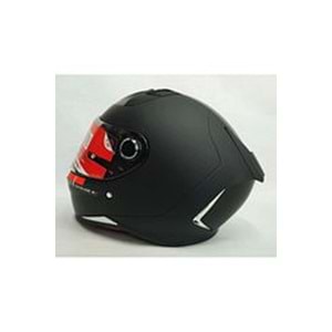 MT Kask Revenge 2 Solid A1 Matt Black Şeffaf Vizörlü MAT SİYAH