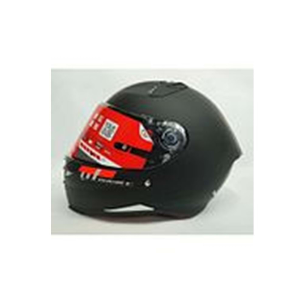 MT Kask Revenge 2 Solid A1 Matt Black Şeffaf Vizörlü MAT SİYAH