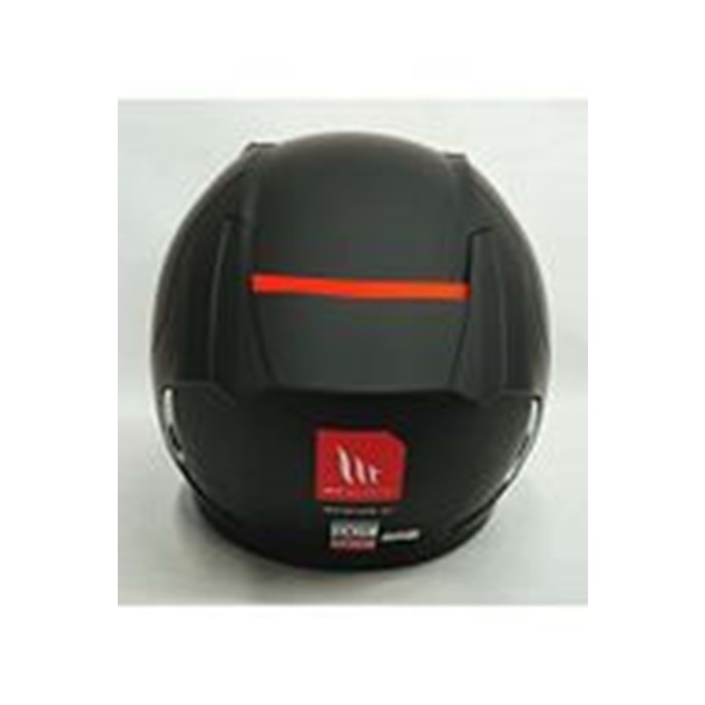 MT Kask Revenge 2 Solid A1 Matt Black Şeffaf Vizörlü MAT SİYAH