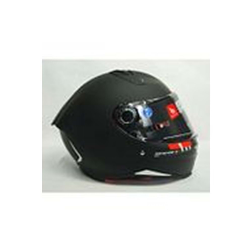 MT Kask Revenge 2 Solid A1 Matt Black Şeffaf Vizörlü MAT SİYAH