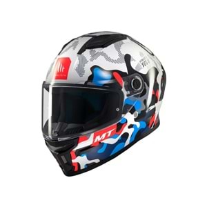Mt Helmets Stinger 2 Yozu A7 Parlak Fullface Motosiklet Kaskı