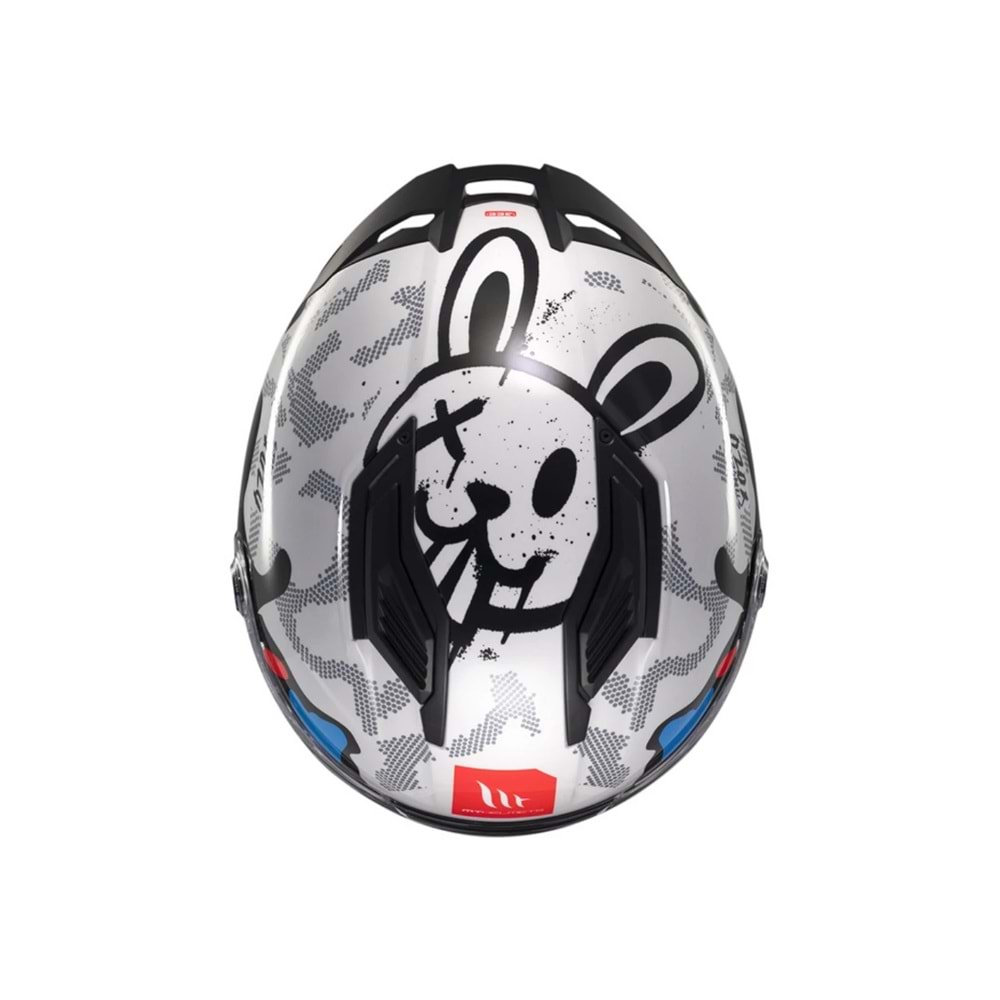 Mt Helmets Stinger 2 Yozu A7 Parlak Fullface Motosiklet Kaskı