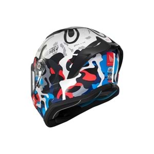 Mt Helmets Stinger 2 Yozu A7 Parlak Fullface Motosiklet Kaskı