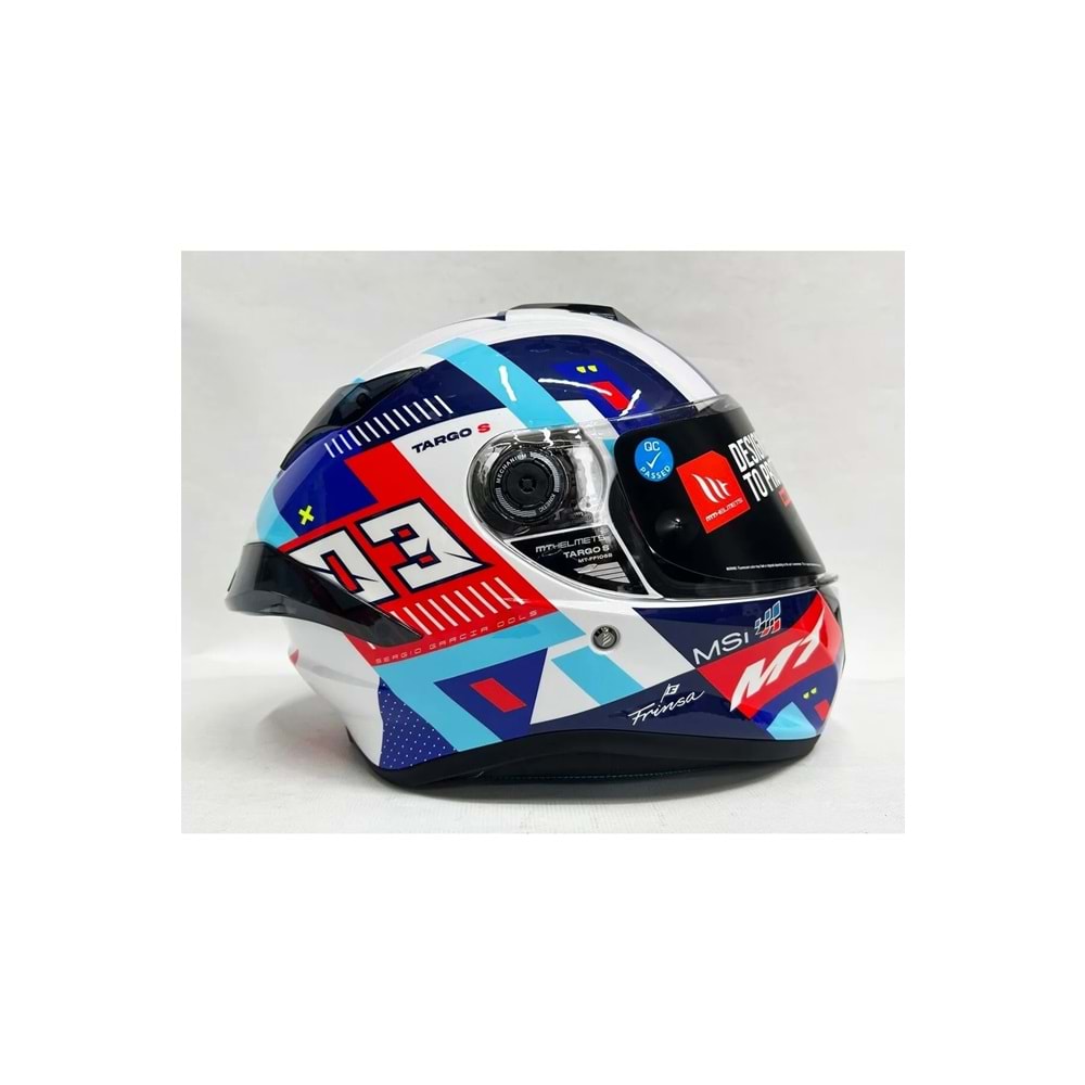 MT Targo S Sergio Garcia D7 Şeffaf Vizörlü