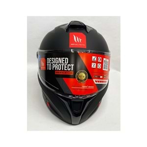 Mt Targo S Solid A1 Mat Kapalı Kask