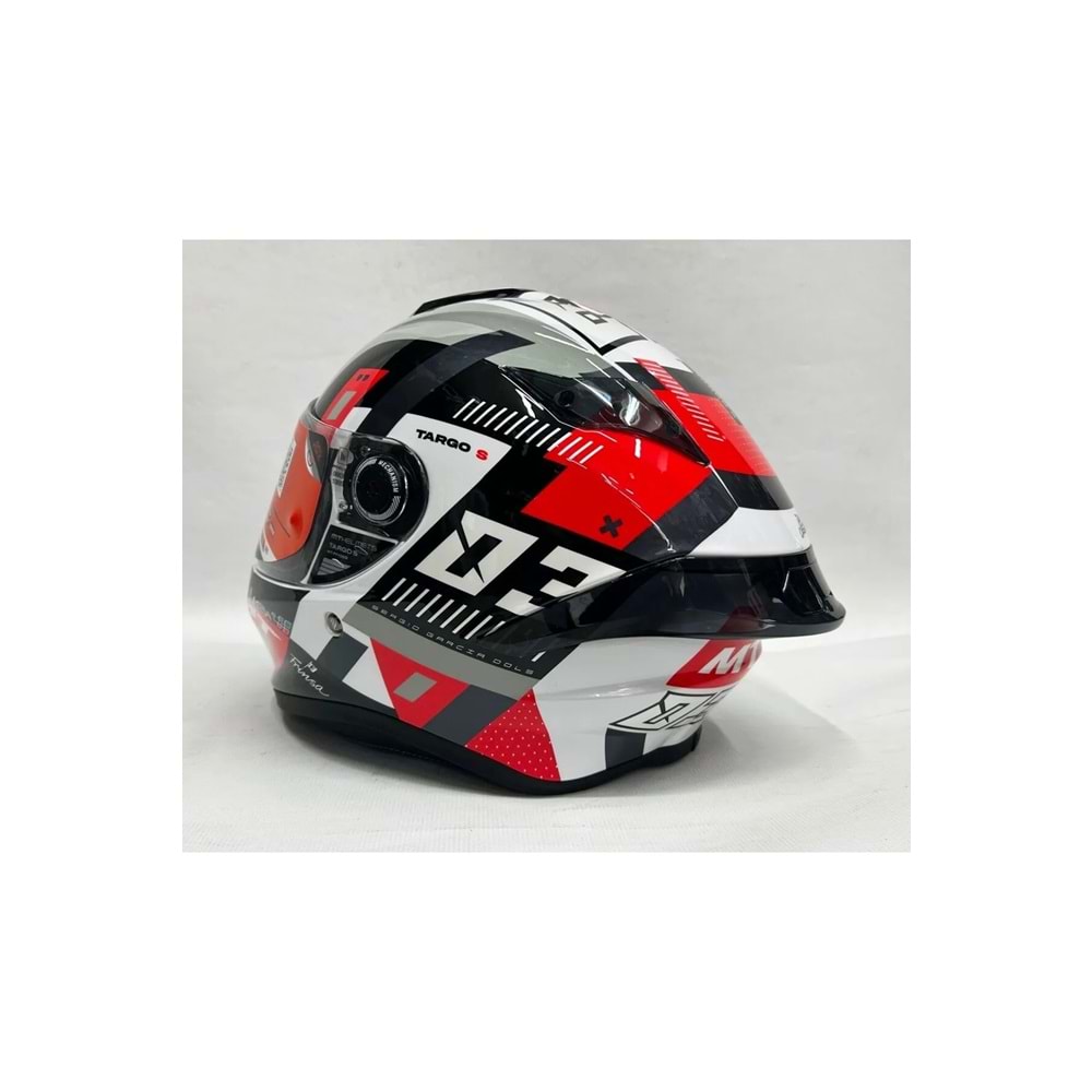 MT Targo S Sergio Garcia B5 Şeffaf Vizörlü