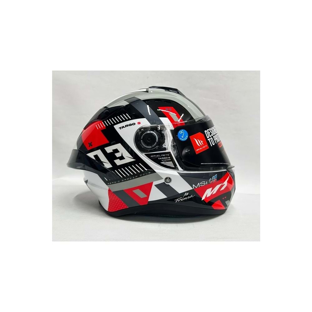 MT Targo S Sergio Garcia B5 Şeffaf Vizörlü
