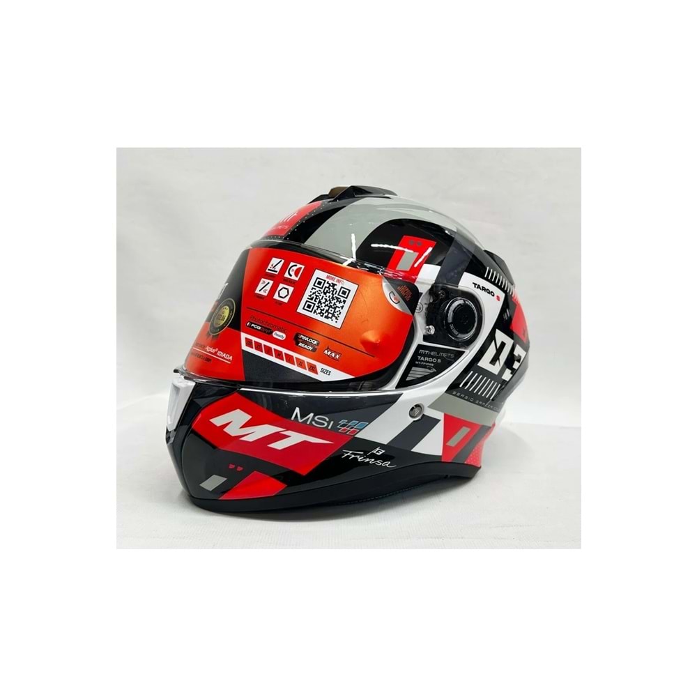 MT Targo S Sergio Garcia B5 Şeffaf Vizörlü