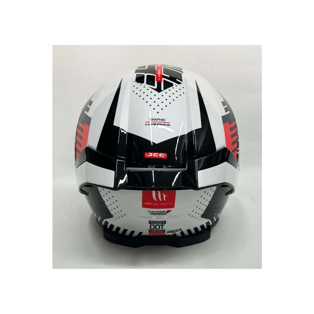 MT Thunder 4sv Luminence A7 Şefaf Vizörlü Kask Parlak Renk ÇOK RENKLİ