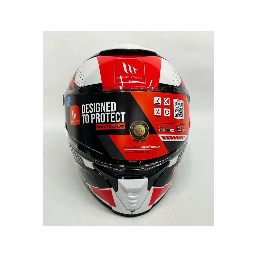 MT Thunder 4sv Luminence A7 Şefaf Vizörlü Kask Parlak Renk ÇOK RENKLİ