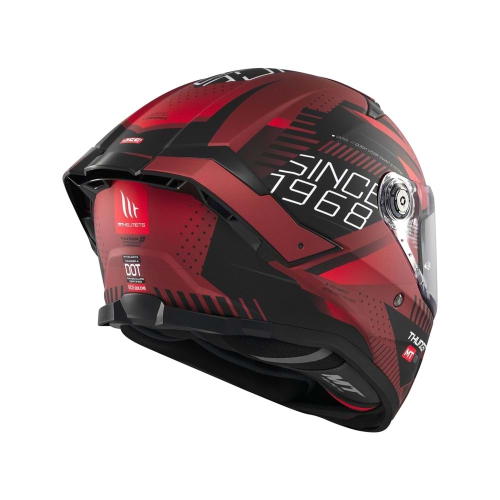 Mt Thunder 4 Sv Luminence D5 Mat Kırmızı